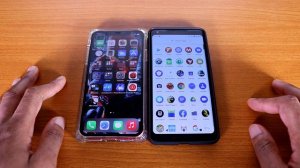iPhone 11 iOS 14 Vs Pixel 2 XL Android 11 Speed Test