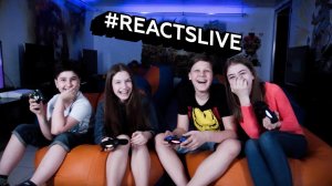 #REACTSLIVE | Наш первый стрим | Gang beasts | Googlar.io