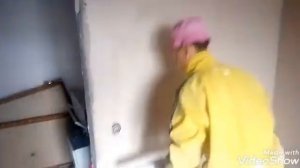 Шпаклевочно—штукатурная машина Трансформер в работе! Видео №5