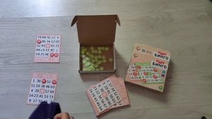 Игра настольная Бинго (картонные фишки) [Видео-обзор] | Лото для детей и взрослых