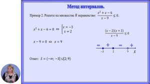 Математика, 10-й класс, Рациональные неравенства с одним неизвестным