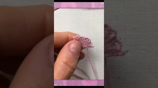 3D embroidery inspiration - Needle weaving rose petals - Easy trick to make 3D flower petal