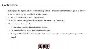 PCA - SIFT feature descriptor