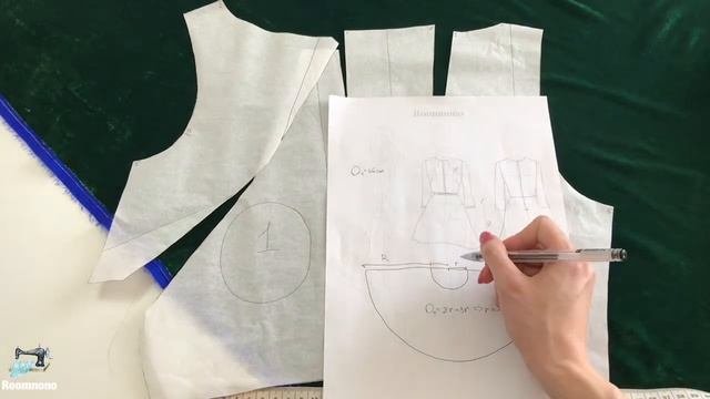 Расчёт юбки-полусолнце