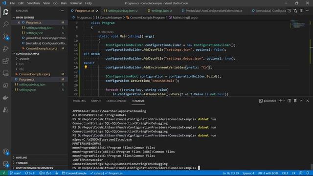 C# Configuration Providers | JWT Authentication: Build a Library with me - VI смотреть онлайн