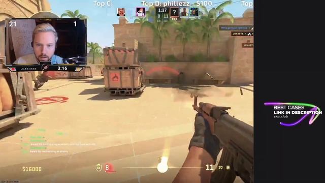 chat reacts to JasonR crazy 4K! - CS2 смотреть онлайн