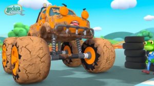 Fair Play Football Mix Up| Truck and Bus Cartoon | Gecko's Garage | Animal Cartoons