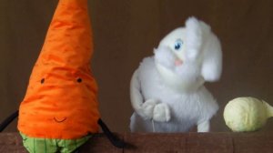 0+.Песенка зайца про морковку и капусту.