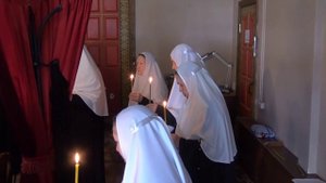 Монашеский постриг прот. Валентина Головина (отца прот. Владимира Головина)