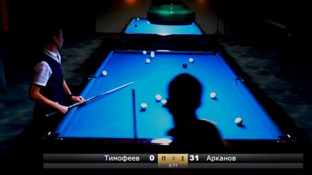 1/4 финала. Арканов Д. - Тимофеев Д. Чемпионат Красноярского края "Классическая пирамида" смотреть онлайн