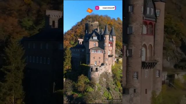 SANKT  GOARSHAUSEN. / Burg KATZ. / DJI-PHANTOM 4-PRO