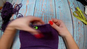 ШАПКА БИНИ СПИЦАМИ ЛАКШЕРИ РВАНЬ. BEANIE HAT WITH KNITTING NEEDLES