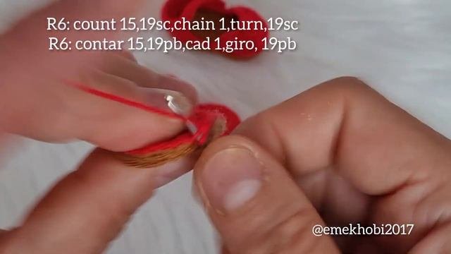 Amigurumi/ Karpuz Bebek Ayakkabı Yapımı/ENG Subtitles On/subtítulos ESPANÕL