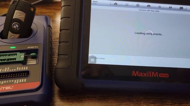 HOW TO UNLOCK A BMW KEY USING  AUTEL IM508 KEY PROGRAMMER #bmw #keyunlocking#keyprogrammer