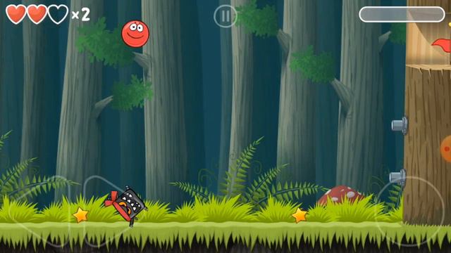 #КрасныйШар #RedBall4 #шарик Красный шар. Игра Red Ball 4. Дремучий лес.