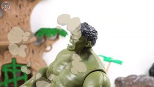 Marvel Avengers Hulk Smash~! Appeared Thanos~ Defeat the Dinosaurs, Red Venom | Hulk Help me!