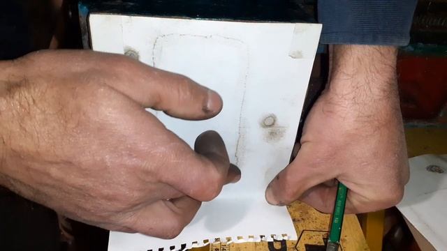 Простейшая разметка под сверление крепежных отверстий