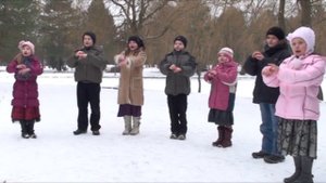 Детские песни жестами - Большая звезда на небо взошла