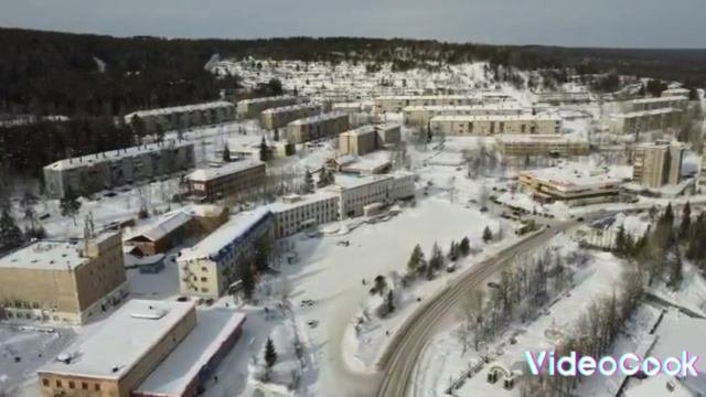Железногорск - Илимский , съёмка с квадрокоптера 2023 год .