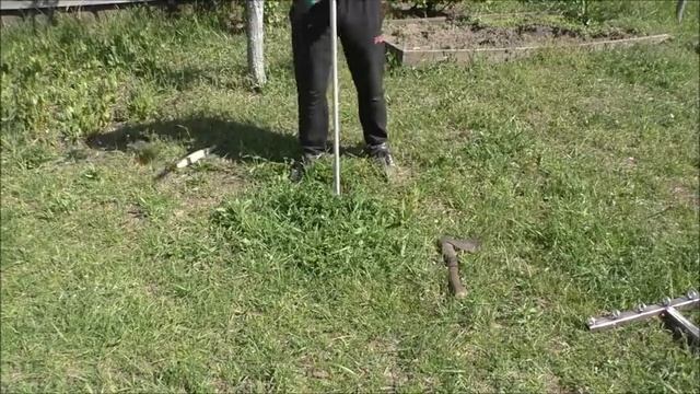 Сушилка для белья на улице из профильной трубы своими руками