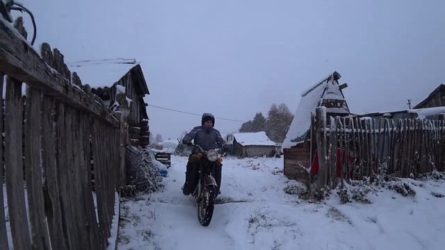 Мотоцикл восход по снегу смотреть онлайн