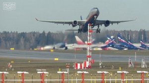 Самолеты Аэрофлота в Шереметьево, апрель 2023.