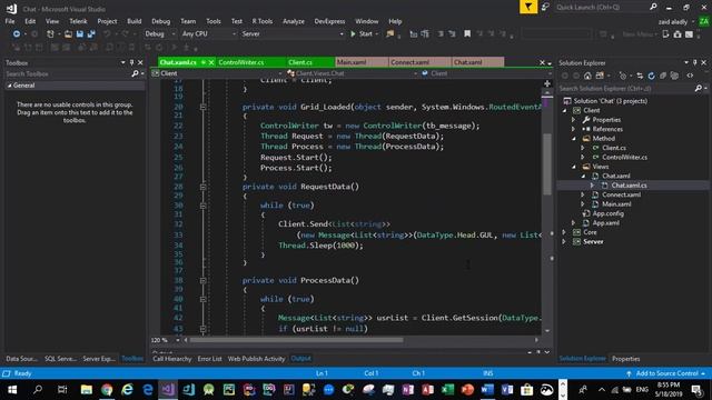 Chat using ( Socket - port - IP Address ) смотреть онлайн