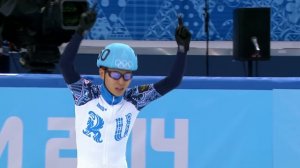 Сочи 2014. Шорт-трек. 1000 м. финал. Виктор Ан.