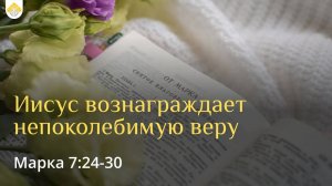 Иисус вознаграждает непоколебимую веру // от Марка 7:24-30 // Василий Петрович Козорезов