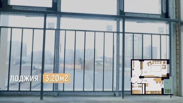 ЖК AVRORA обзор однокомнатной квартиры 47,57м смотреть онлайн