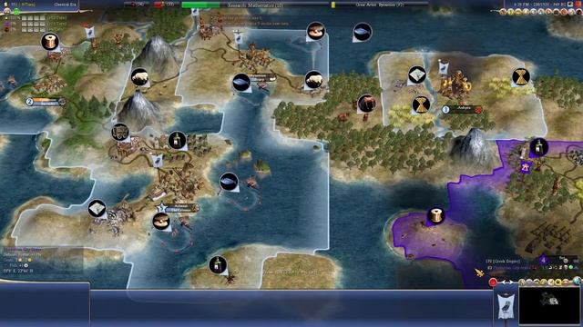 Let's Play Civ IV Rhye's and Fall - Dawn of Civilization as the Greeks (Historic Victory) Part 1 смотреть онлайн