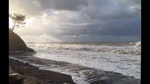 Шторм на Черном море.