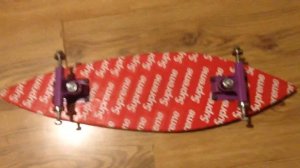 My diy supreme pintailed longboard