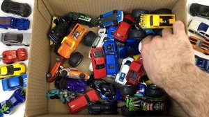 Хот Вилс Игрушки Большая Коробка Машинки Игрушки Видео для Детей