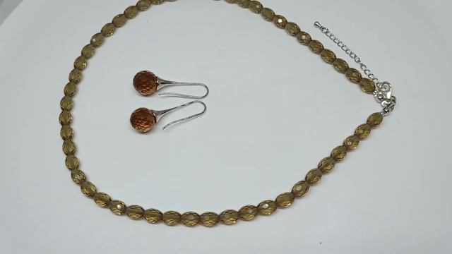 Султанит. Комплект украшений. смотреть онлайн