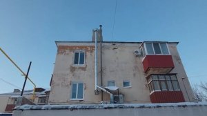 Дефлектор "  Цаги"  работает      , мороз - 29