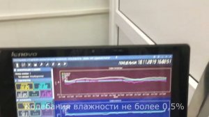 Работа датчиков температуры и влажности в инкубаторах Микроэл
