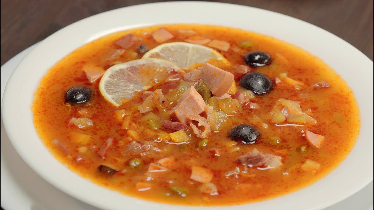 Мясная сборная солянка.