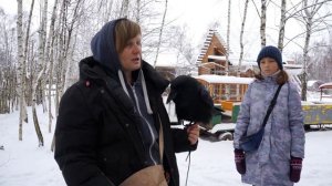 Говорящий ворон Карлуша, зоопарк Ковчег