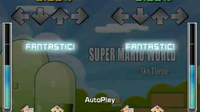 Super Mario World (Sky Theme) DDR & ITG Stepchart смотреть онлайн