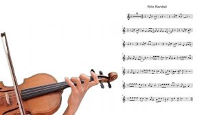 Feliz Navidad | Violin Tutorial With Color Coded Strings, Sheet Music & Play Along