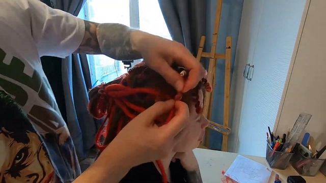 dreadlocks unweaving/Расплетаем ДРЕДЫ дома! смотреть онлайн
