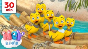 Cinco Patitos y Más! | 30 minutos | Canciones educativas para niños | HeyKids - Canciones infantiles