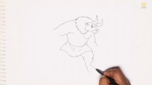 Minotaur drawing video | Creatures drawing videos | | How to draw Minotaur step by step