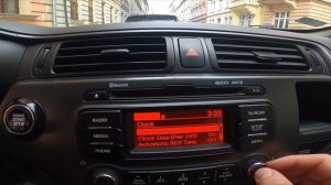 How to Manage Date and Time Settings in Kia Rio III ( 2011 – 2016 )