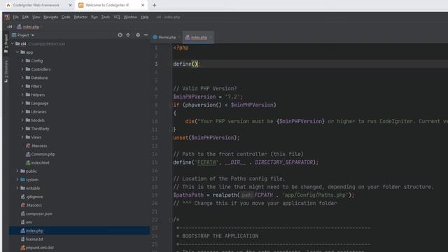 Introduction to versions in Codeigniter 4 | Development OR production CI4