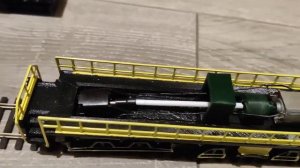 Газотурбовоз обмоторивание,часть 2, масштаб 1/87 Gas turbine locomotive winding, part 2, scale 1/87