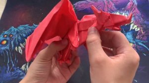 Origami Fire Dragon/оригами огненный дракон из бумаги