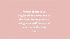 Pitbull - Hotel Room Service lyrics