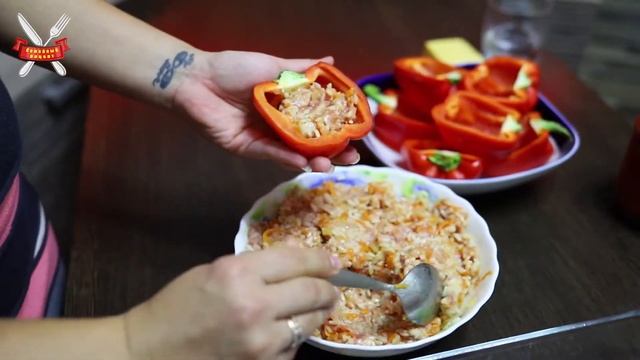 Запечённые фаршированные перцы?️ самый вкусный рецепт из болгарского перца?